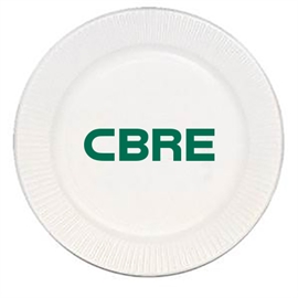 <p class="name">White Paper Plate, 9'' Round</p>