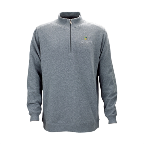 Premium Cotton 1/4-Zip Fleece Pullover