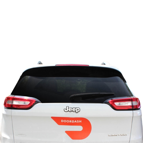  GEEKBEAR Car Magnet (2 Pack) - doordash driver Car Sign with  Doordash Logo - Reflective Waterproof Bumper Sign – No Stickers or Decals  but Magnets : Automotive