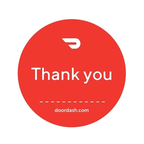 Sealed Bag Sticker Roll from DoorDash