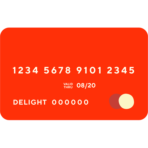 lysere i tilfælde af Diskant DoorDash U.S. Red Card from DoorDash