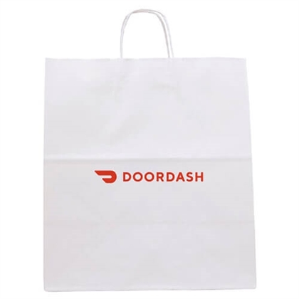 White Jenny Paper Bag from DoorDash Store Canada