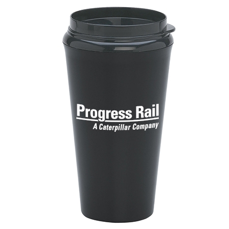 15 OZ TUMBLER WITH PLASTIC LID from Progress Rail